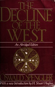 Cover of edition declineofwest00spen_0