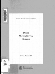 Delhi water supply system : annual report 1990. [1992]