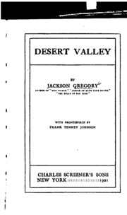 Cover of edition desertvalley00johngoog