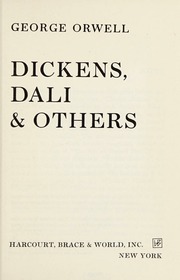 Cover of edition dickensdaliother0000orwe_q9y0
