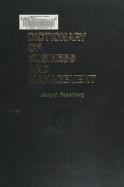 Cover of edition dictionaryofbusi0000rose