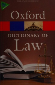 Cover of edition dictionaryoflaw0000unse
