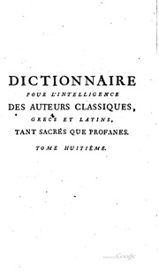 Cover of edition dictionnairepou00unkngoog