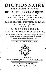 Cover of edition dictionnairepou07sabbgoog
