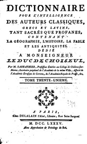 Cover of edition dictionnairepou09sabbgoog