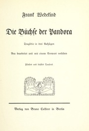 Cover of edition diebchsederpan00wedeuoft