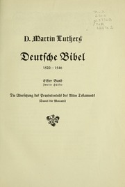 Cover of edition diedeutschebibel1121unse
