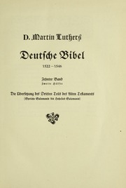 Cover of edition diedeutschebibel61unse