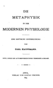 Cover of edition diemetaphysikin00haupgoog