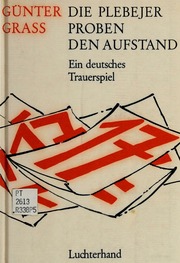 Cover of edition dieplebejerprobe0000gras