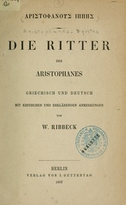 Cover of edition dieritter00aris
