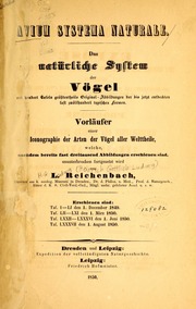 Cover of: Die vollstèandigste Naturgeschichte der Vèogel