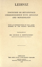 Cover of edition discourseonmetap00leib