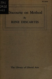 Cover of edition discourseonmetho0000unse_c4j0