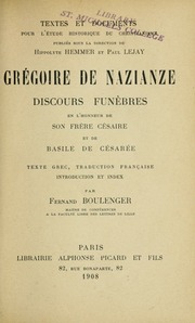 Cover of edition discoursfunbre00greg