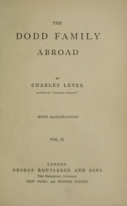 Cover of edition doddfamilyabroad02lever