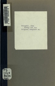 Cover of edition dombeysoninthree00brouuoft