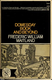 Cover of edition domesdaybookbeyo00mait