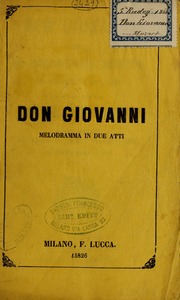 Cover of edition dongiovanniossia00moza_1