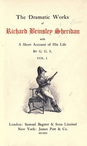 Cover of edition dramaticworksofr00sherrich