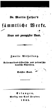 Cover of edition drmartinluthers21luthgoog