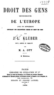 Cover of edition droitdesgensmod00goog