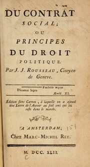 Cover of edition ducontractsocial00rous