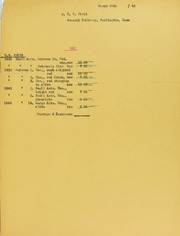 D.W. Field Invoices from B.G. Johnson, March 28, 1942