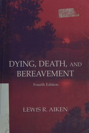 Cover of edition dyingdeathbereav0000aike