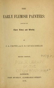 Cover of edition earlyflemishpain1872crow