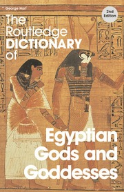 Edg The Routledge Dictionary Of Egyptian Gods And ...
