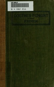 Cover of edition egmontgoethes00goetrich