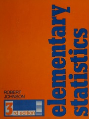Cover of edition elementarystatis03edjohn