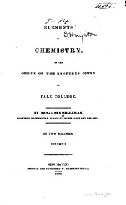 Cover of edition elementschemist02sillgoog