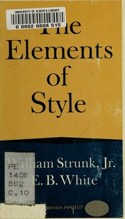 Cover of edition elementsofstyle00stru_5
