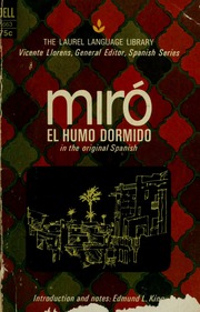 Cover of edition elhumodormido00miro