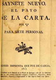 Cover of edition elpayodelacartas2398gonz