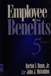 Cover of edition employeebenefits0000beam