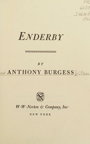 Cover of edition enderby0000anth