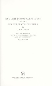Cover of edition englishdemocrati00gpge