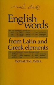 Cover of edition englishwordsfrom0000ayer