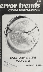 Error Trends Coin Magazine: August 25, 1978