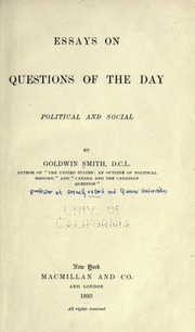 Cover of edition essaysonquestion00smitrich