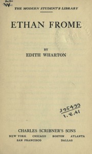 Cover of edition ethanfrome00wharuoft