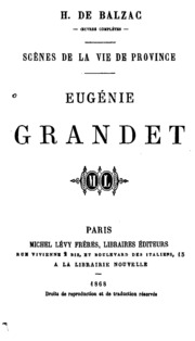 Cover of edition eugniegrandet00balzgoog