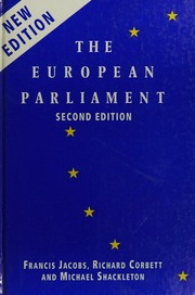 Cover of edition europeanparliame0002jaco