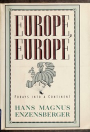 Cover of edition europeeurope00hans_0