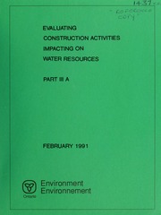 Evaluating construction activities impacting on water resources [1992]