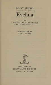 Cover of edition evelina0000burn