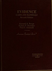 Cover of edition evidencecasesmat0000brou